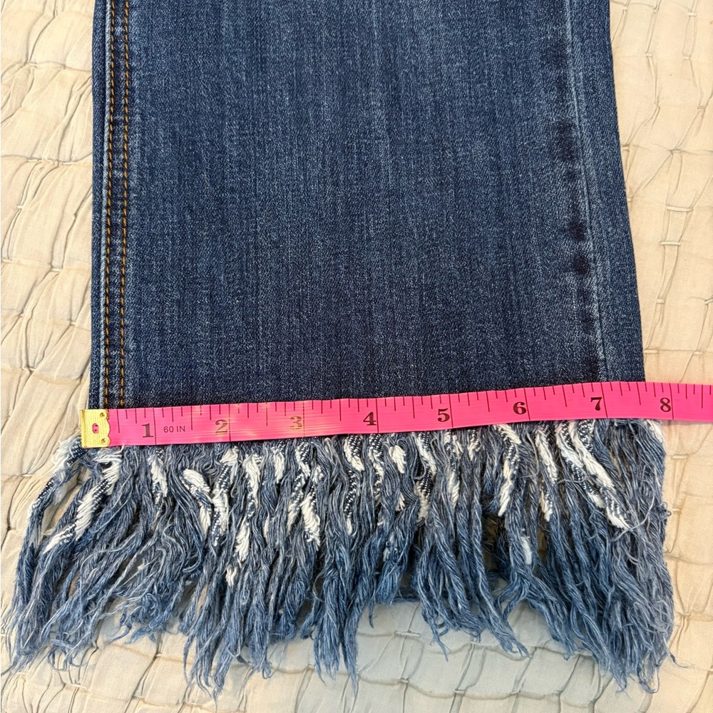 Judy Blue Like-New Cropped Fit Fringe Hem Jeans, 3XL - Picture 8 of 9